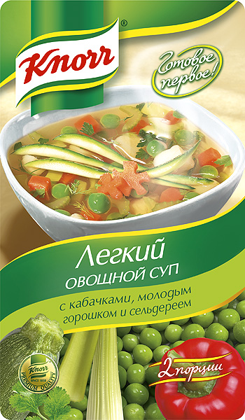 Рекламная Фото-студия Сергея Мартьяхина - Knorr овощной суп